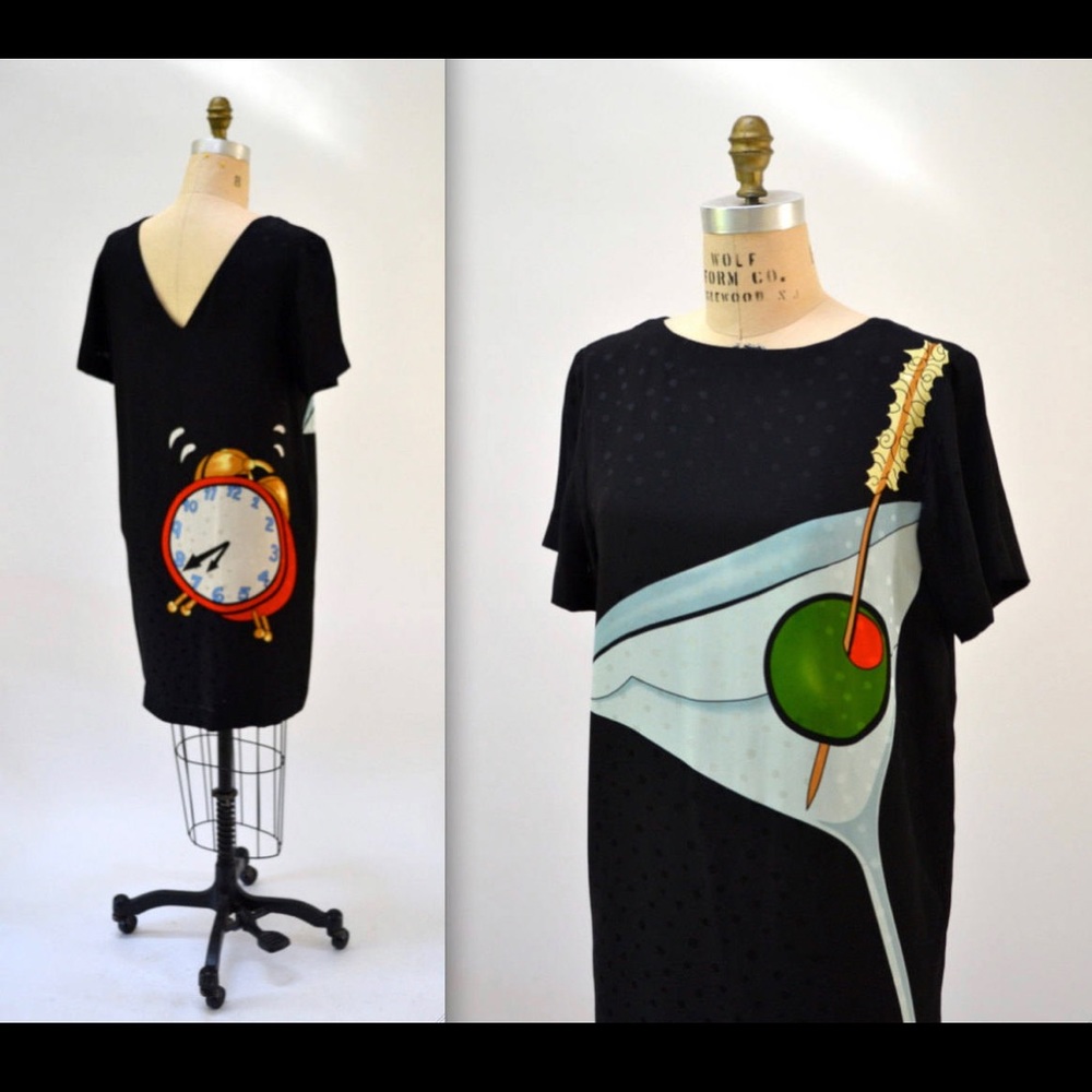 ISO 90s Nicole Miller Pop Art Dress